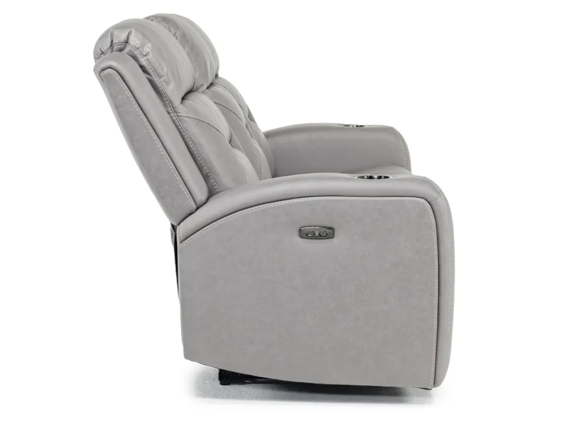 Mor Furniture Tahoe 2 Power Sofa In Charcoal