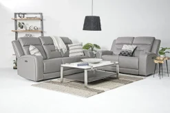 Mor Furniture Tahoe 2 Power Sofa In Charcoal
