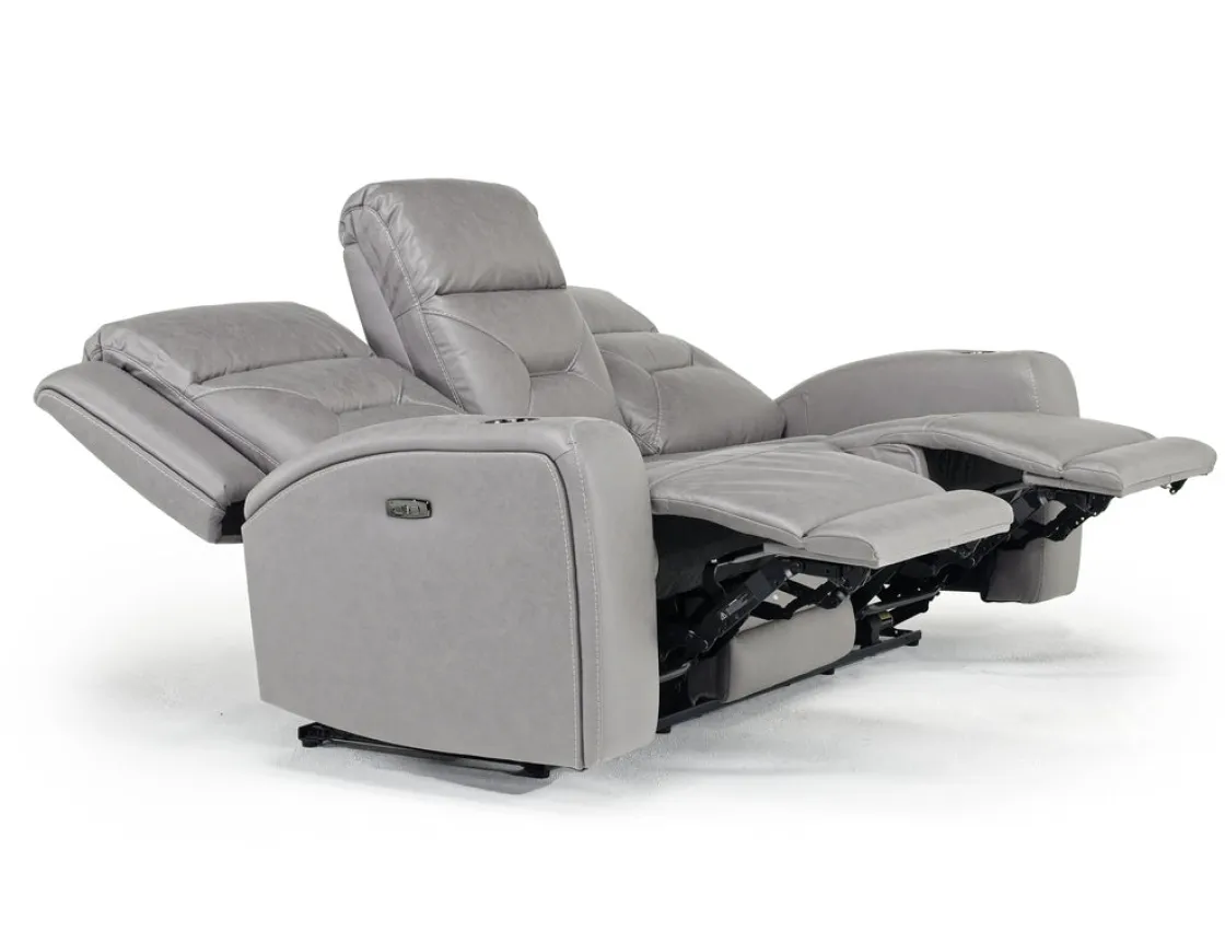 Mor Furniture Tahoe 2 Power Sofa In Charcoal