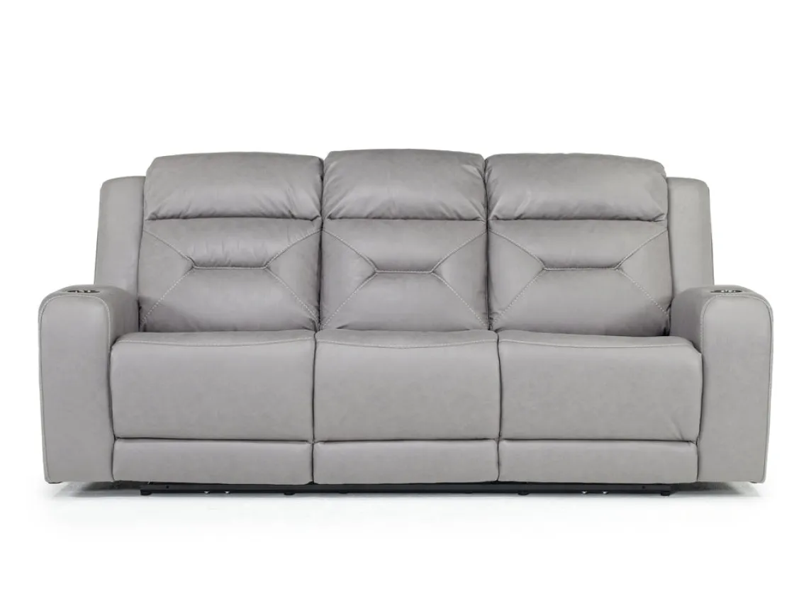 Mor Furniture Tahoe 2 Power Sofa In Charcoal