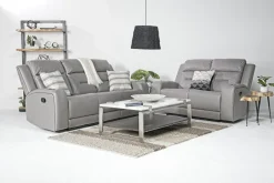 Mor Furniture Tahoe Reclining Loveseat In Light Gray