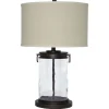 Mor Furniture Tailynn Table Lamp In Clear/Bronze Finish