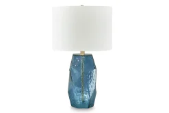 Mor Furniture Tallow Table Lamp In Blue