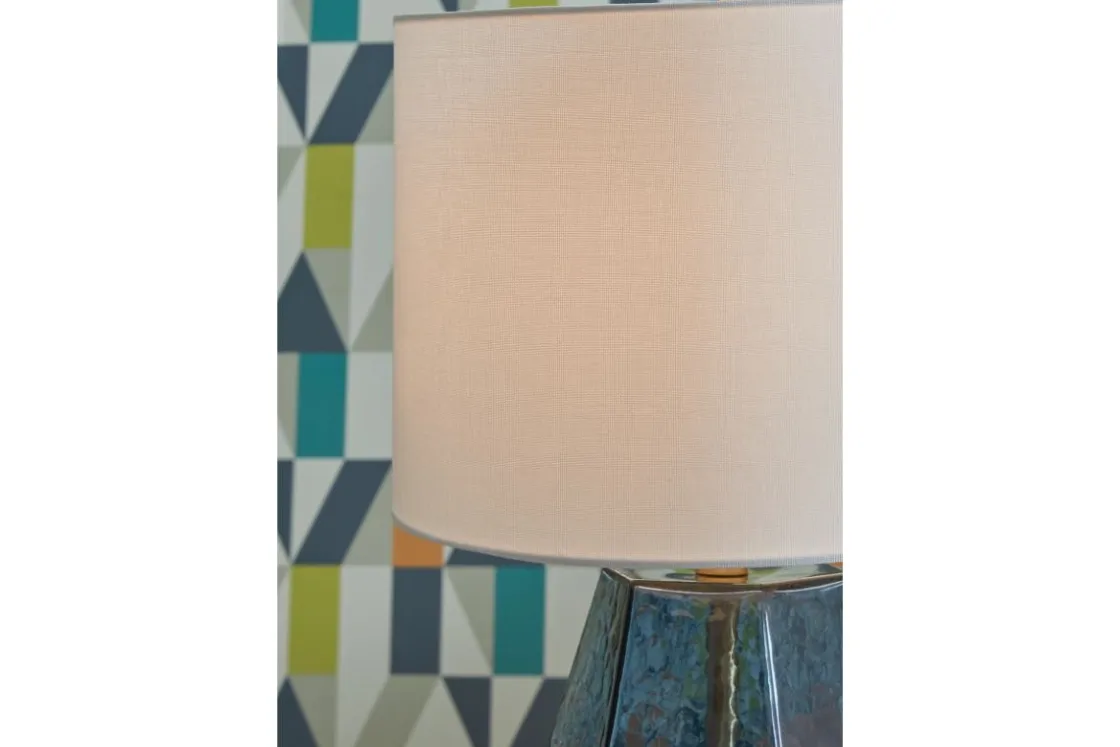 Mor Furniture Tallow Table Lamp In Blue