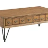 Mor Furniture Tanner Coffee Table In Light Walnut