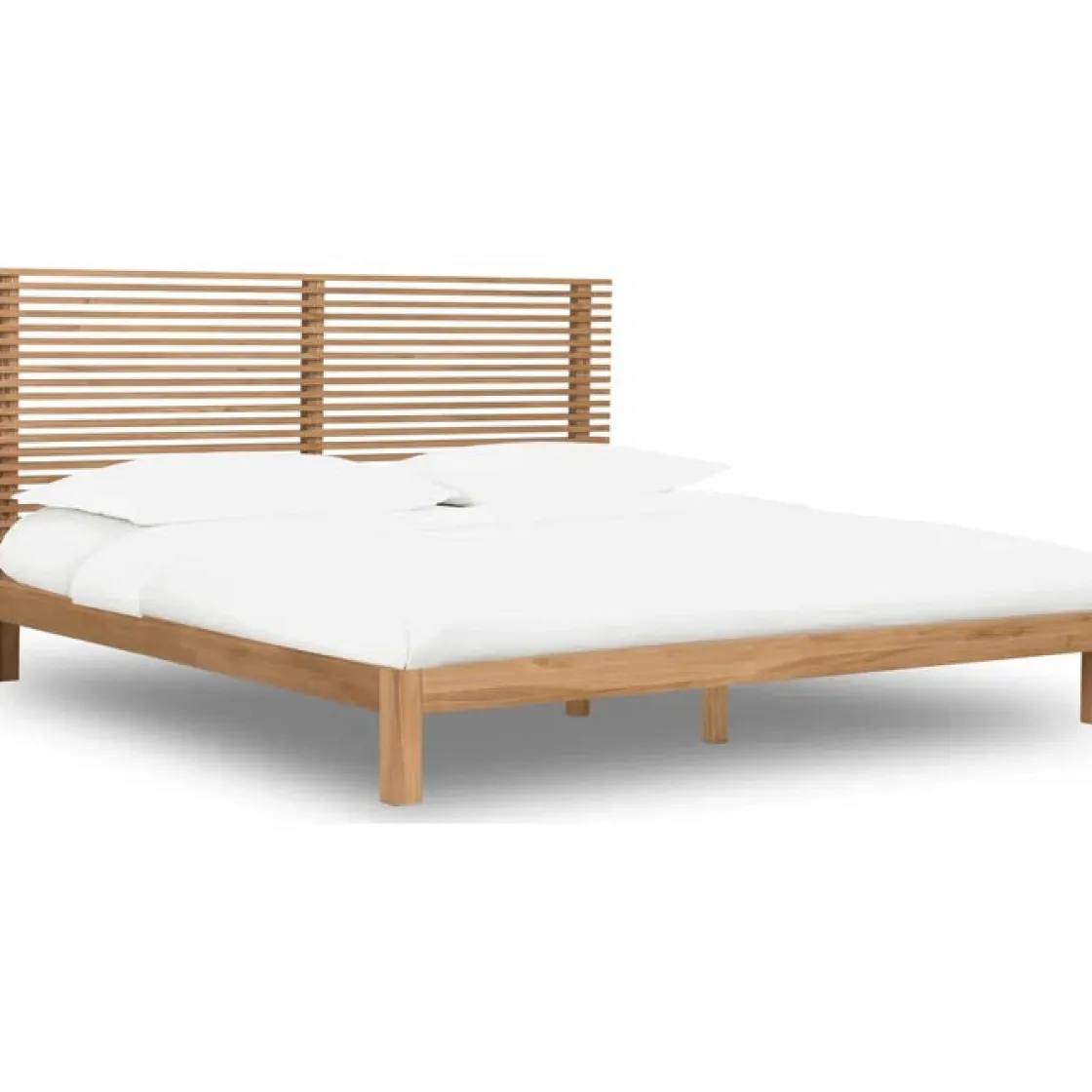 Mor Furniture Tanner Platform Bed In Flaxen, Full