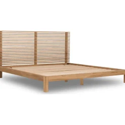 Mor Furniture Tanner Platform Bed In Flaxen, Full