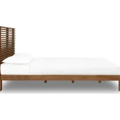 Mor Furniture Tanner Platform Bed In Flaxen, Full