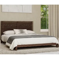 Mor Furniture Tanner Platform Bed In Flaxen, Full