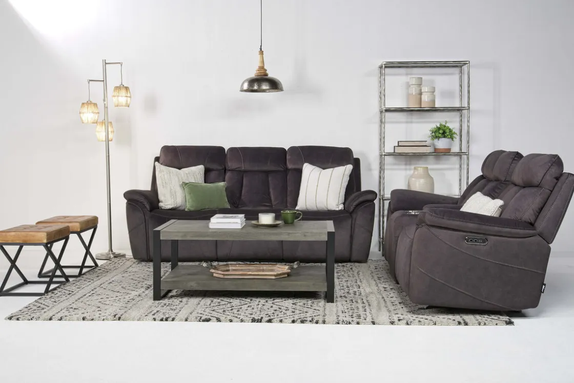 Mor Furniture Tate 2 Power Console Loveseat In