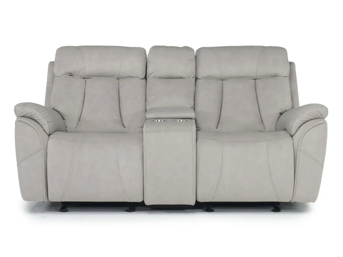 Mor Furniture Tate 2 Power Console Loveseat In