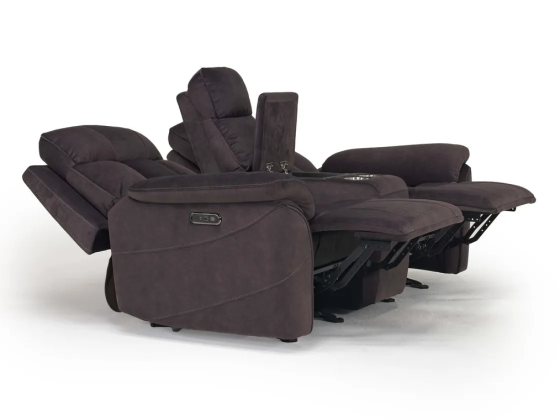 Mor Furniture Tate 2 Power Console Loveseat In