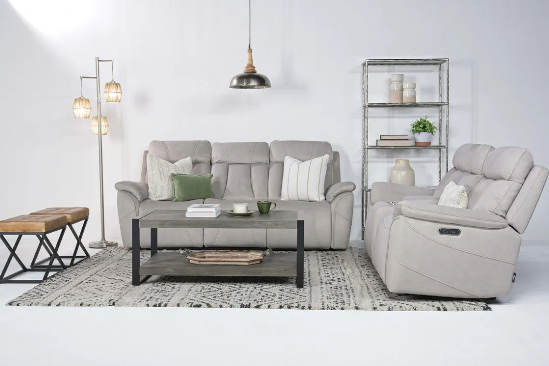 Mor Furniture Tate 2 Power Sofa In Mink