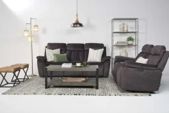 Mor Furniture Tate 2 Power Sofa In Mink