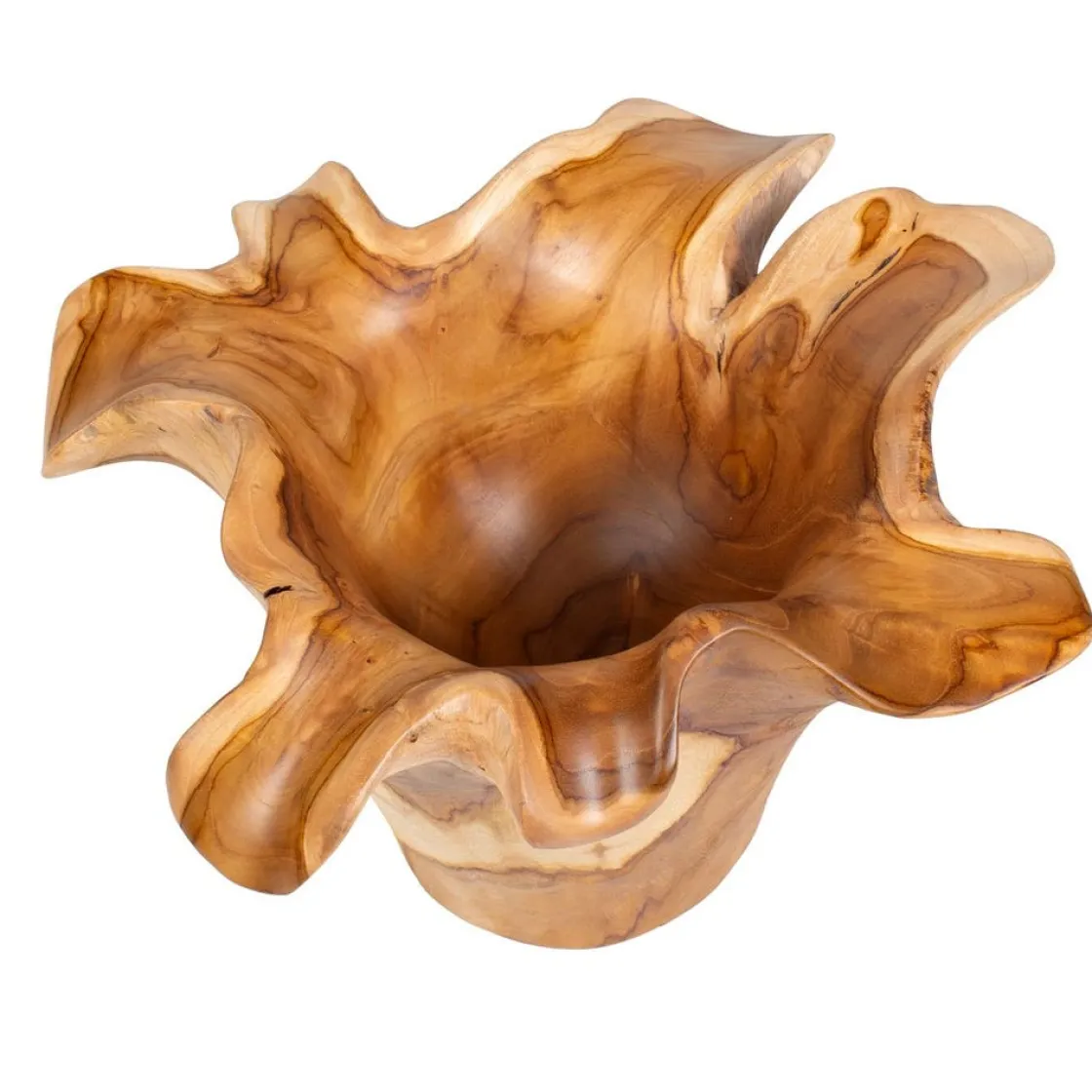 Mor Furniture Teakflow Bowl In Brown