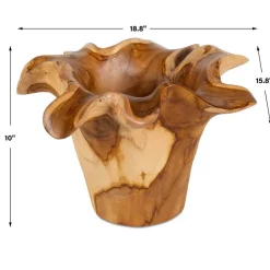 Mor Furniture Teakflow Bowl In Brown