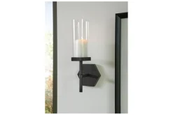 Mor Furniture Teelston Candleholder In Gunmetal Finish