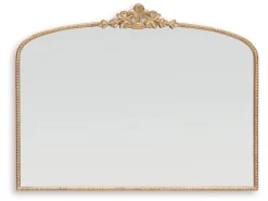 Mor Furniture Tellora Accent Mirror In Gold