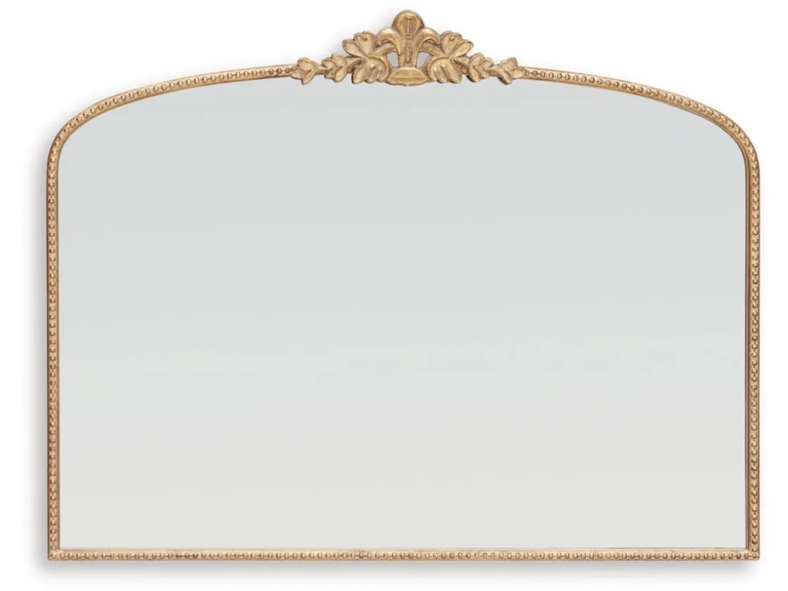 Mor Furniture Tellora Accent Mirror In Gold