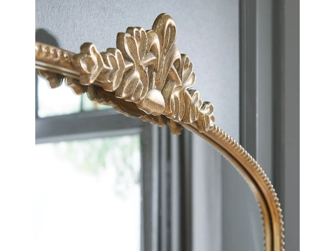 Mor Furniture Tellora Accent Mirror In Gold