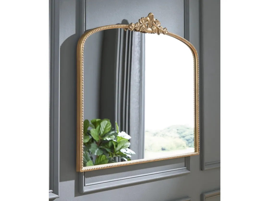 Mor Furniture Tellora Accent Mirror In Gold