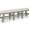 Mor Furniture Telluride Dining Bench In Driftwood