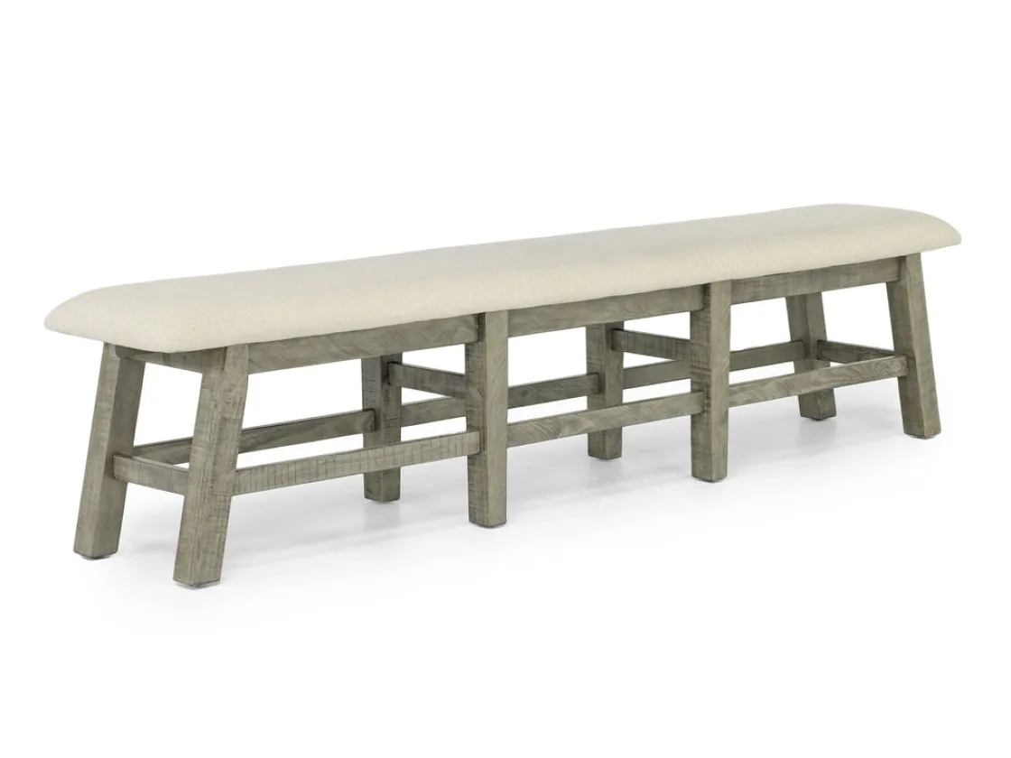 Mor Furniture Telluride Dining Bench In Driftwood