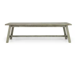 Mor Furniture Telluride Dining Table & 6 X-Back Chairs In Driftwood