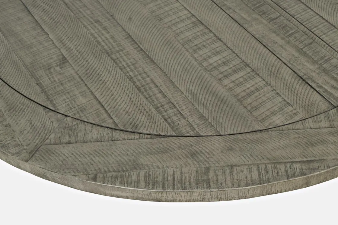 Mor Furniture Telluride Round Dining Table & 4 Chairs In Driftwood