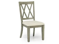 Mor Furniture Telluride Upholstered Side Chair In Driftwood
