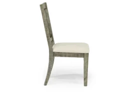 Mor Furniture Telluride Upholstered Side Chair In Driftwood