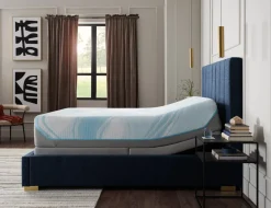 Mor Furniture Tempur-Pedic® Activebreeze® Ii Medium Hybrid Mattress & Ergo Pro Smart Air Adjustable Foundation, Twin Xl