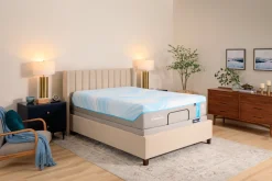 Mor Furniture Tempur-Pedic® Activebreeze® Ii Medium Hybrid Mattress & Ergo Pro Smart Air Adjustable Foundation, Twin Xl