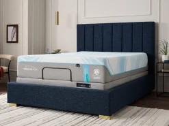 Mor Furniture Tempur-Pedic® Activebreeze® Ii Medium Hybrid Mattress & Ergo Pro Smart Air Adjustable Foundation, Twin Xl