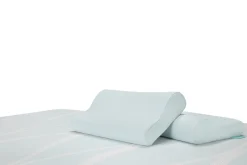 Mor Furniture Tempur-Pedic Breeze Pro-Hi Cooling Pillow In White, Eastern King