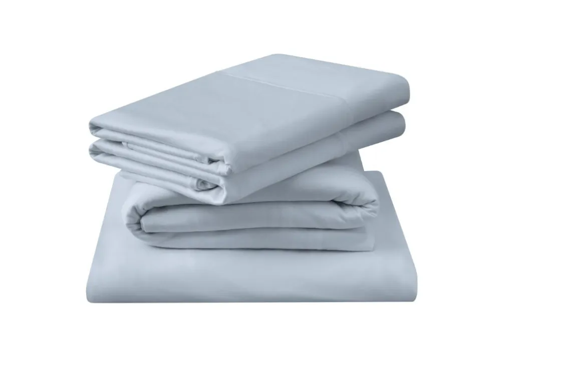 Mor Furniture Tempur-Pedic Breeze Sheets In Sleepy Blue, Twin