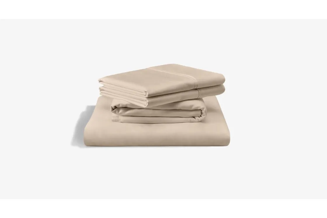 Mor Furniture Tempur-Pedic Classic Cotton Sheets In Sandstone, Twin