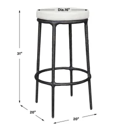 Mor Furniture Thayer Outdoor Barstool In Bronze