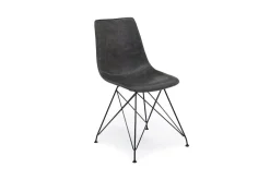 Mor Furniture Theo Side Chair In Leather
