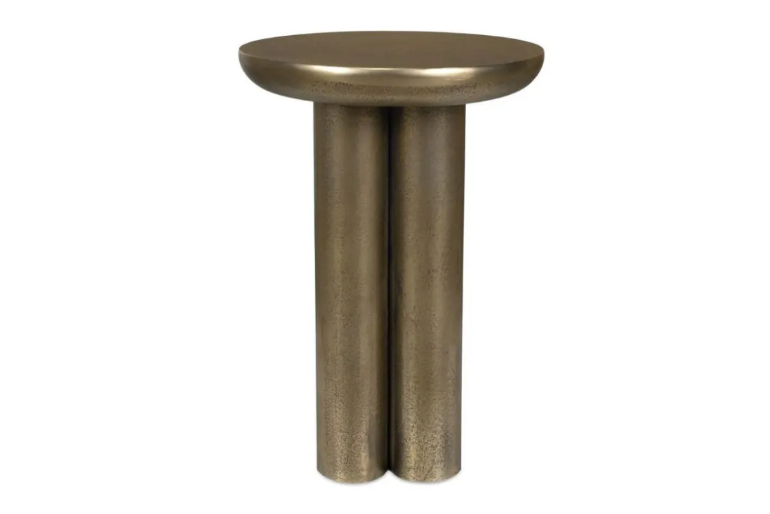Mor Furniture Thorp Outdoor Round Accent Table In Bronze