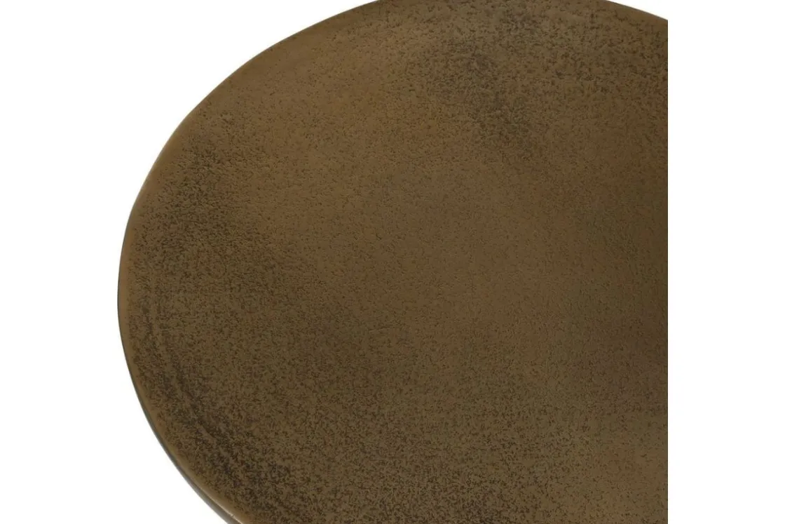 Mor Furniture Thorp Outdoor Round Accent Table In Bronze