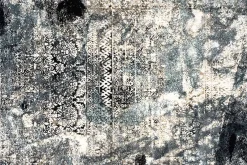 Mor Furniture Titanium Rug In Navy Blue, 5’ X 8’