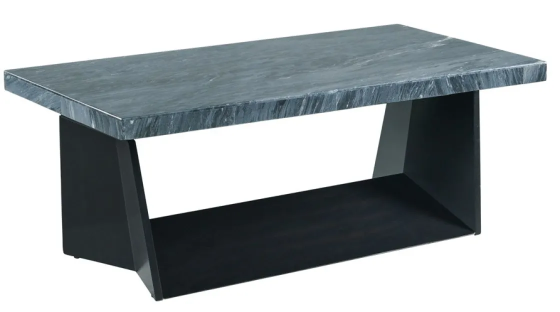 Mor Furniture Tobias Coffee Table In Dark Marble