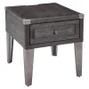 Mor Furniture Todoe End Table In Gray