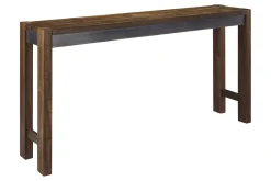 Mor Furniture Torjin Counter Height Sofa Bar Table In Brown