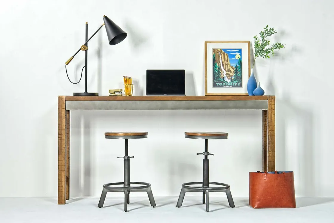 Mor Furniture Torjin Counter Height Sofa Bar Table In Brown