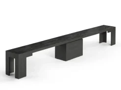 Mor Furniture Transformer Extendable Dining Table, 4 Chairs & Bench In Scandinavian Oak