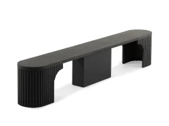 Mor Furniture Transformer Round Extendable Dining Table, 4 Chairs & Bench In Scandinavian Oak