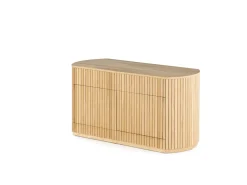 Mor Furniture Transformer Round Server In Scandinavian Oak