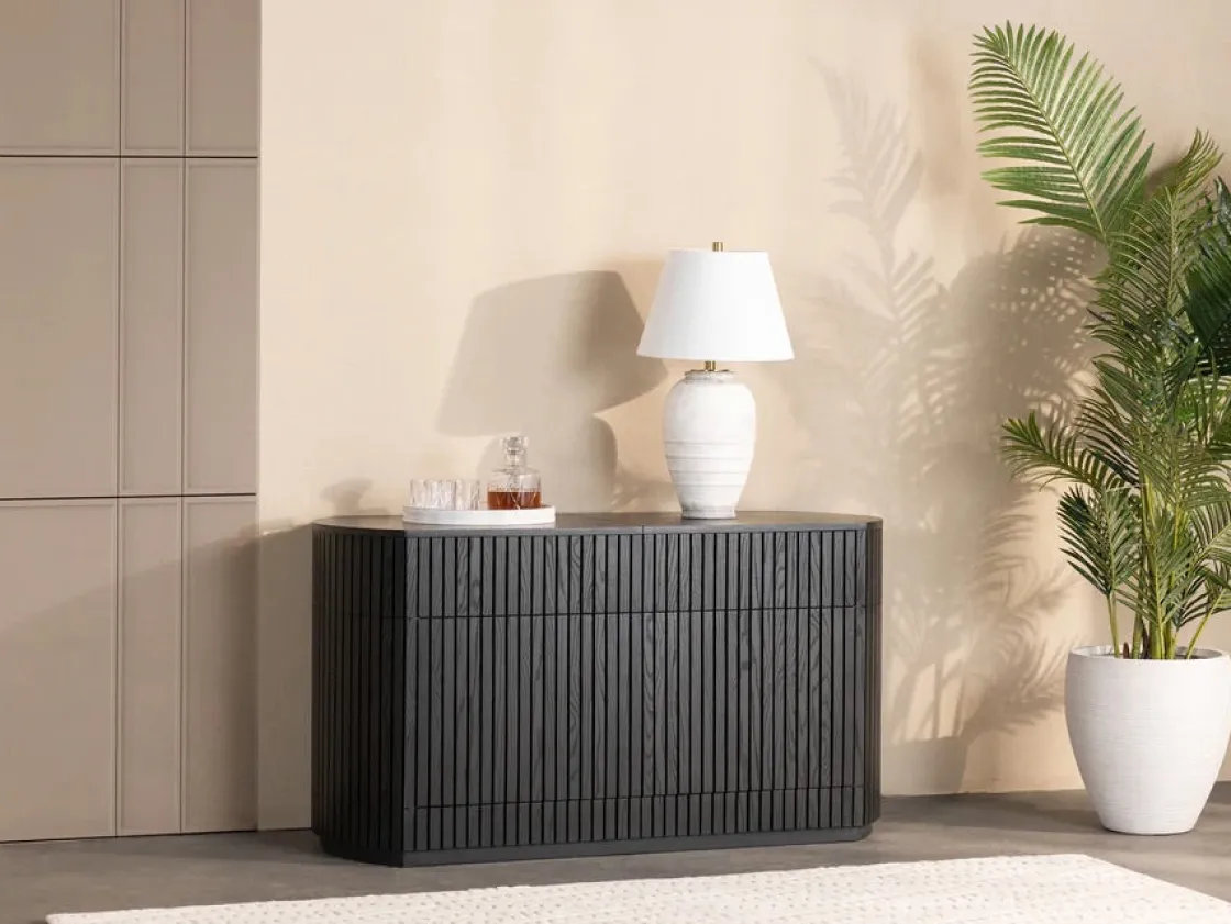 Mor Furniture Transformer Round Server In Scandinavian Oak